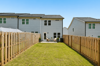 Fenced in yard